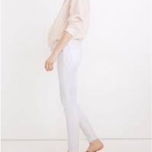 Madewell Maternity Skinny Side-Panel Adjustable Jeans in Pure White - Size 27